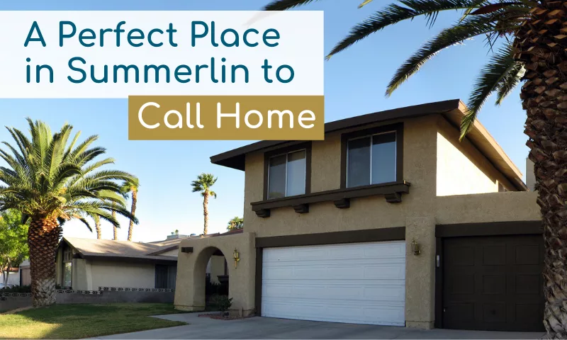 Photo showing Aerial view of beautiful homes in summerlin